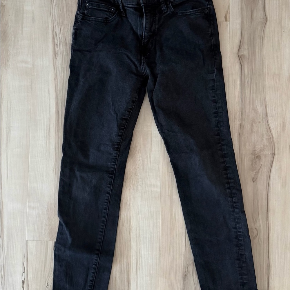 Express Men's Black Athletic Slim Jeans